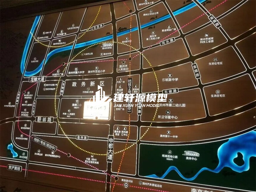 洪雅区域壁挂模型